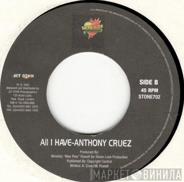 Mr. Vegas, Anthony Cruz - Hype Flop / All I Have