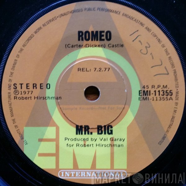 Mr Big  - Romeo