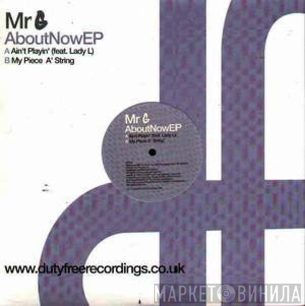 Mr. G  - About Now EP