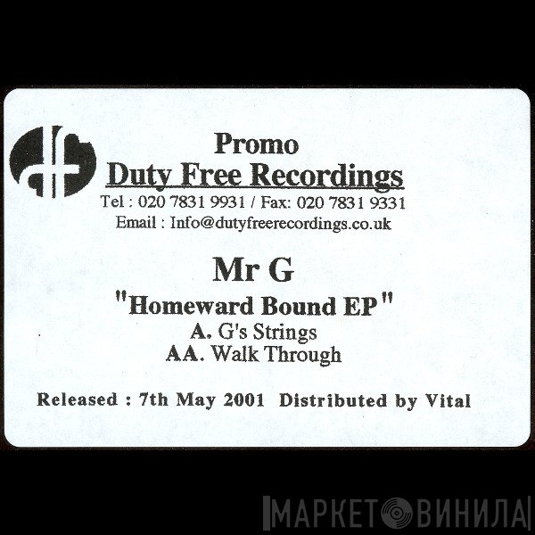 Mr. G - Homeward Bound EP