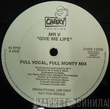 Mr. V - Give Me Life