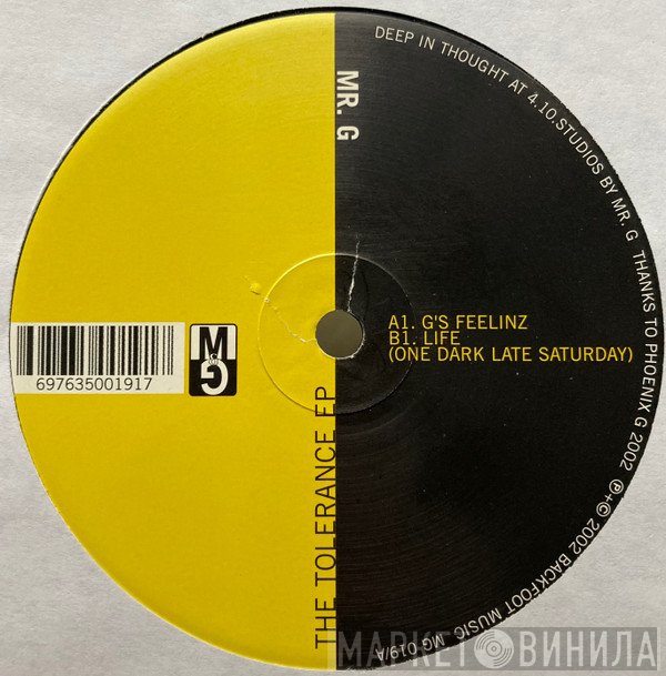 Mr. G  - The Tolerance EP
