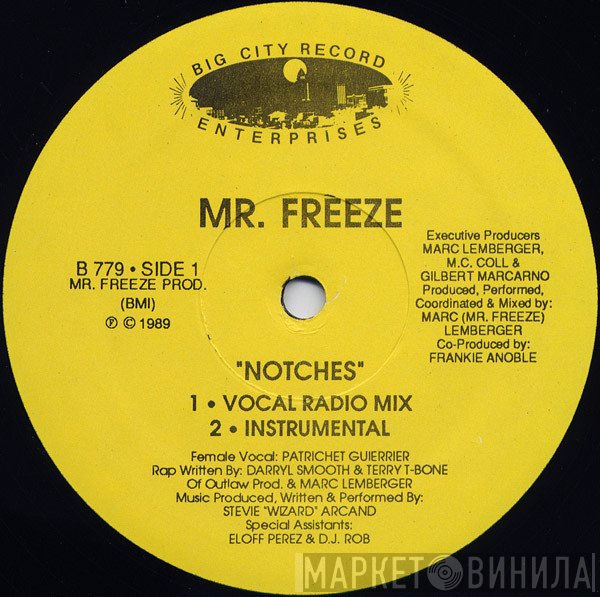 Mr. Freeze  - Notches