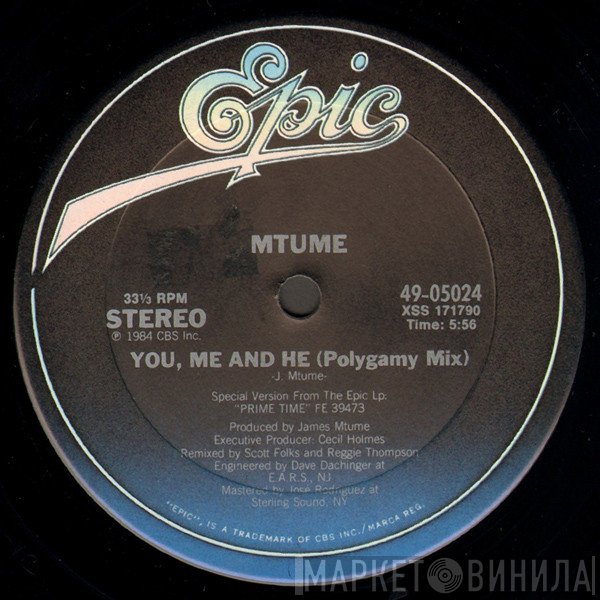 Mtume - You, Me And He