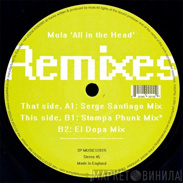 Mula - All In The Head (Remixes)