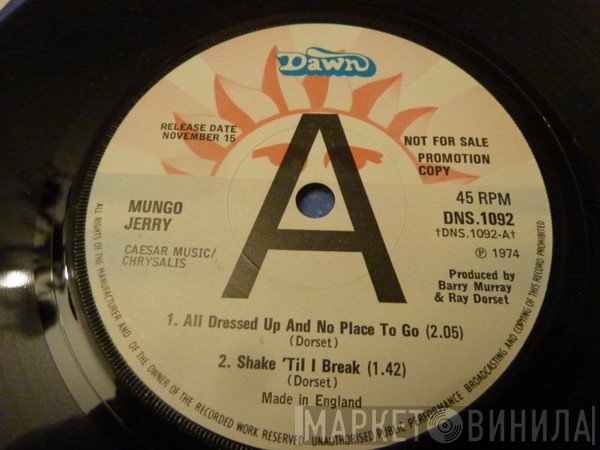 Mungo Jerry - All Dressed Up And No Place To Go