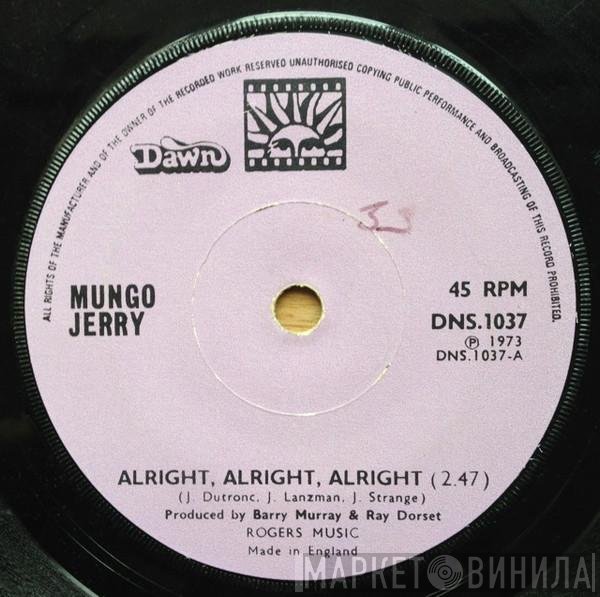 Mungo Jerry - Alright, Alright, Alright