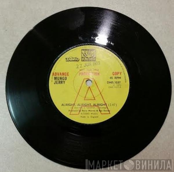 Mungo Jerry - Alright, Alright, Alright