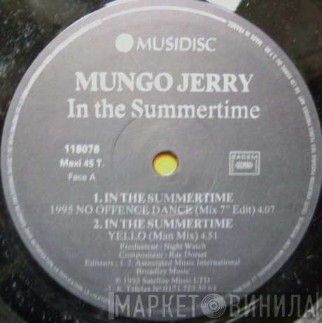 Mungo Jerry  - In The Summertime