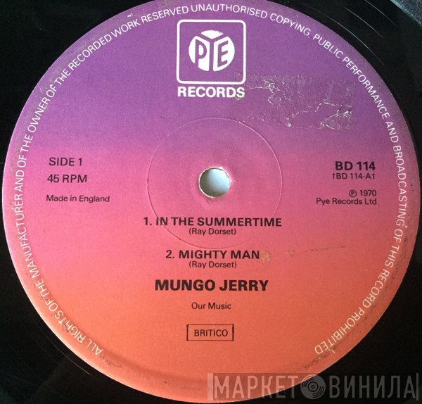 Mungo Jerry  - In The Summertime