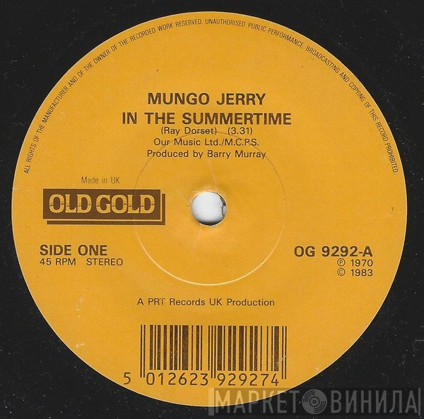 Mungo Jerry - In The Summertime
