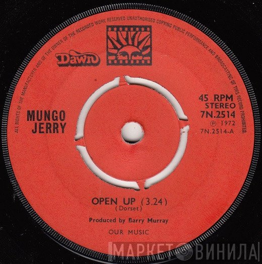 Mungo Jerry  - Open Up