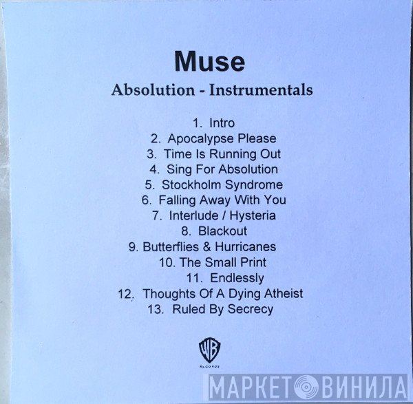 Muse  - Absolution - Instrumentals