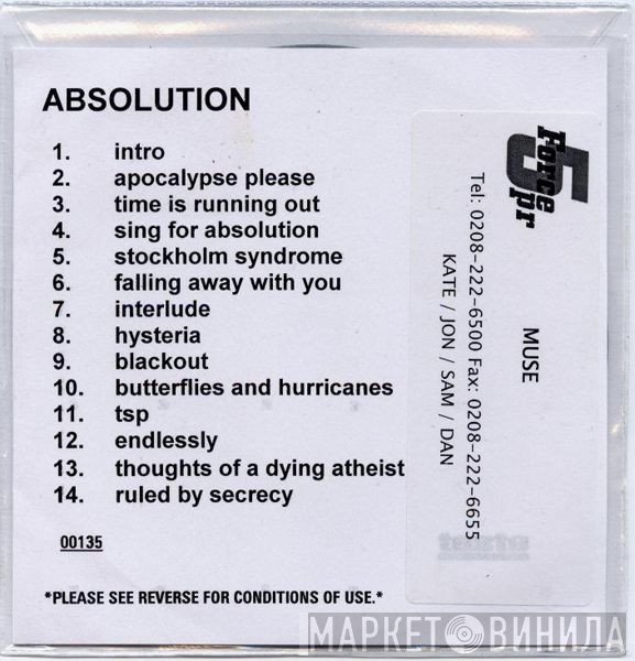 Muse  - Absolution