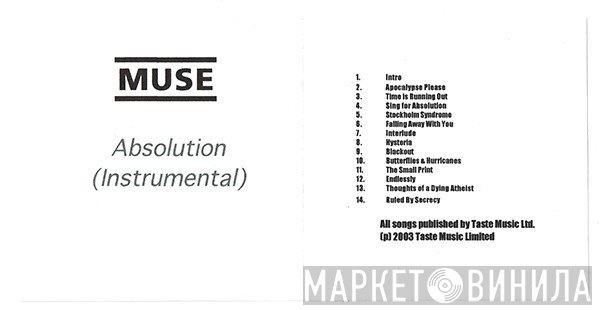 Muse  - Absolution