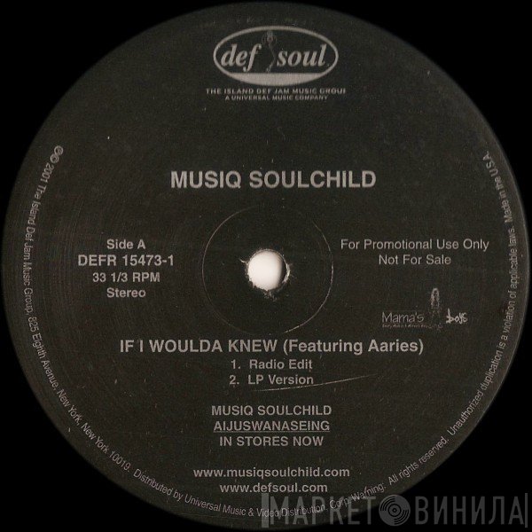 Musiq Soulchild, Aaries - If I Woulda Knew