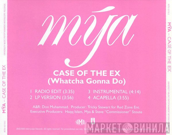 Mya  - Case Of The Ex