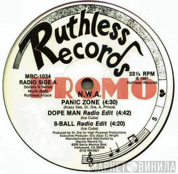N.W.A.  - Panic Zone / Dope Man / 8-Ball