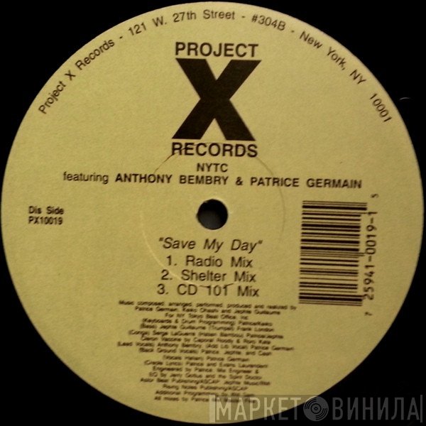 N.Y.T.C., Anthony Bembry, Patrice Germain - Save My Day