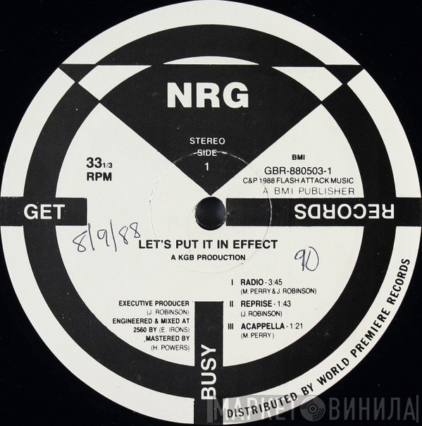NRG  - Let's Put It In Effect
