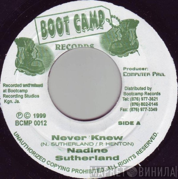 Nadine Sutherland / A.R.P.   - Never Knew