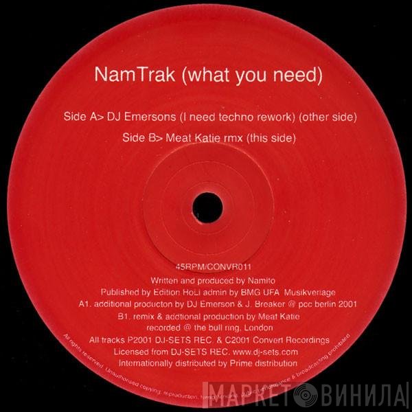 NamTRAK - What You Need