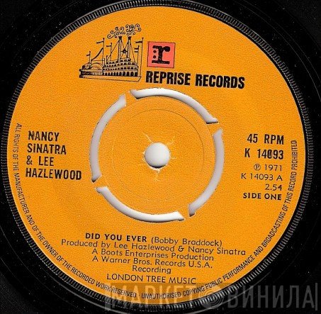 Nancy Sinatra & Lee Hazlewood - Did You Ever