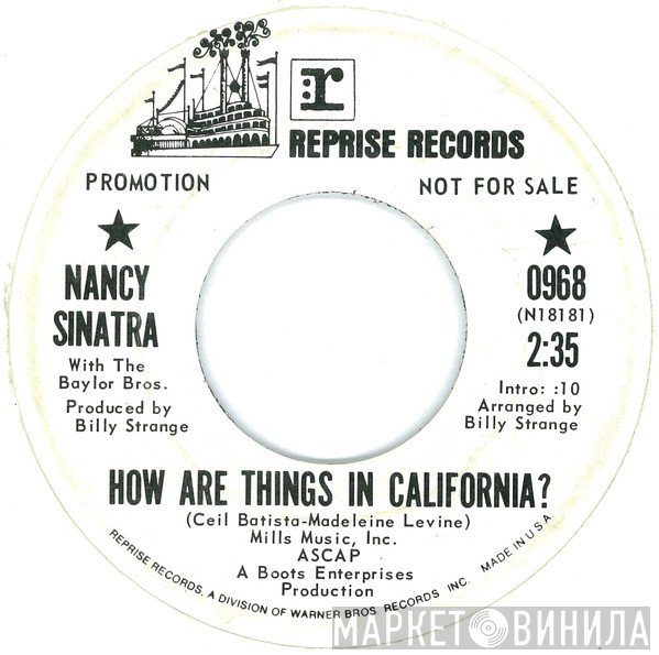 Nancy Sinatra  - How Are Things In California?