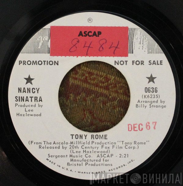 Nancy Sinatra  - Tony Rome