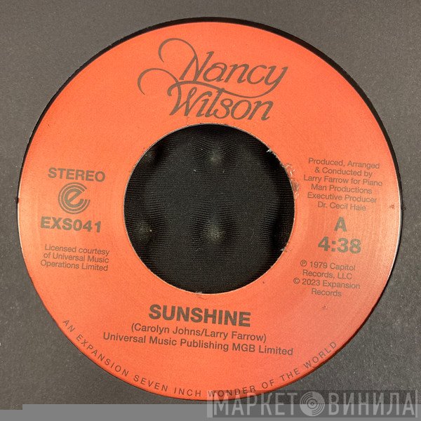Nancy Wilson - Sunshine / The End Of Our Love