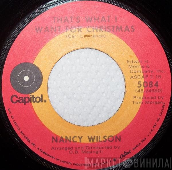 Nancy Wilson - That's What I Want For Christmas