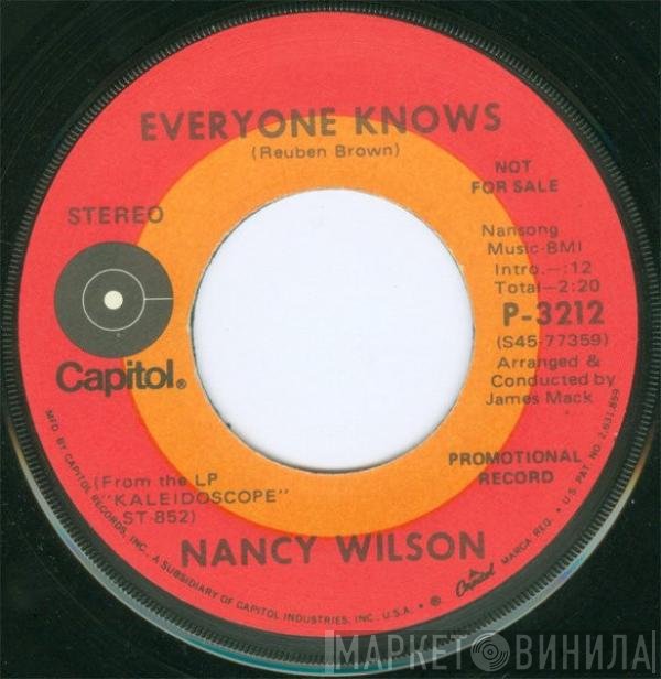 Nancy Wilson - The Greatest Performance Of My Life / Everyone Knows