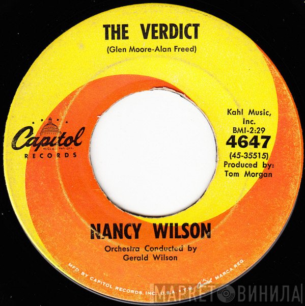 Nancy Wilson - The Verdict / Guess Who I Saw Today