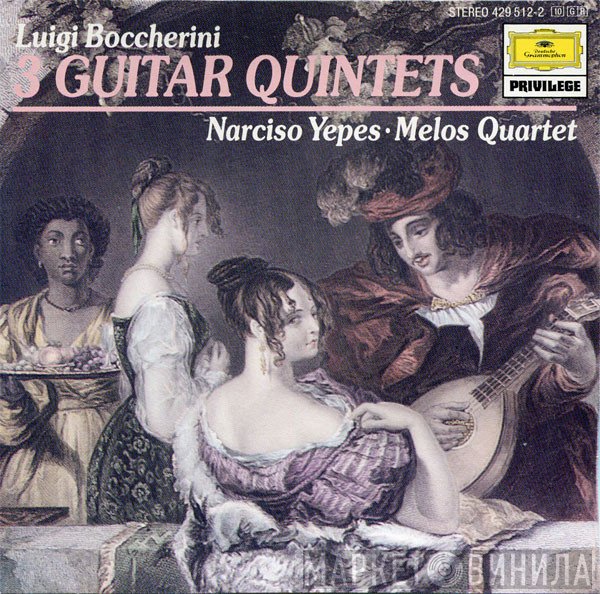 Narciso Yepes, Luigi Boccherini, Melos Quartett - 3 Guitar Quintets