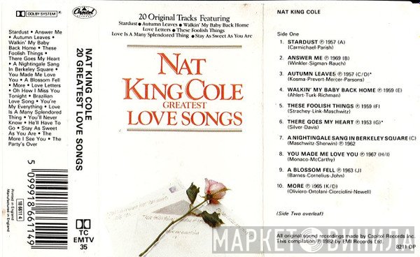 Nat King Cole - 20 Greatest Love Songs