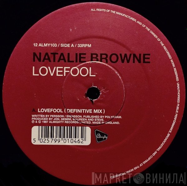Natalie Browne - Lovefool