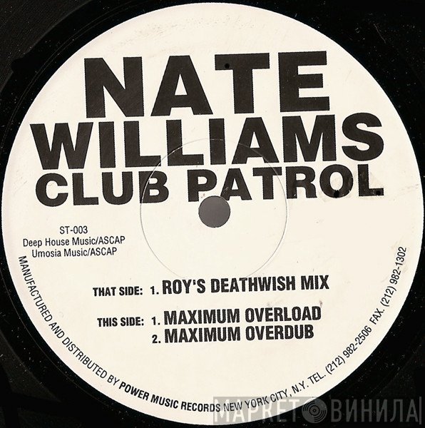 Nate Williams - Club Patrol
