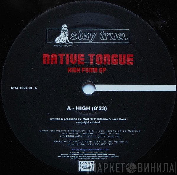Native Tongue - High Fuma EP