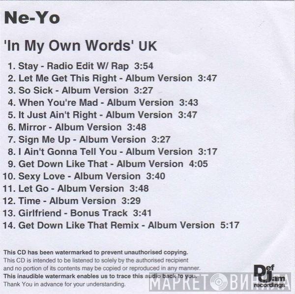 Ne-Yo  - In My Own Words