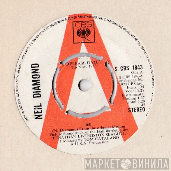 Neil Diamond - Be / Flight Of The Gull