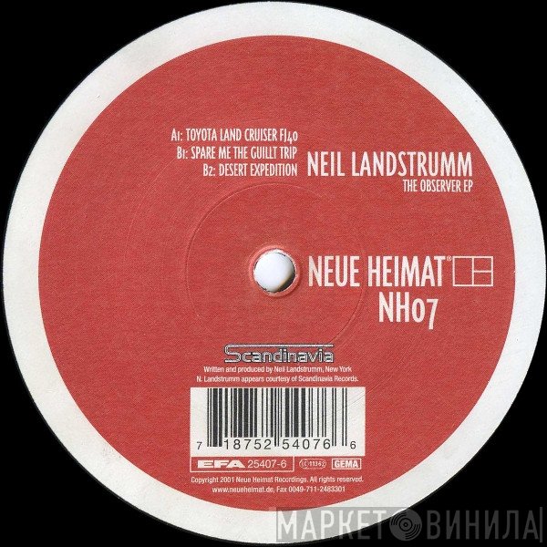 Neil Landstrumm  - The Observer EP