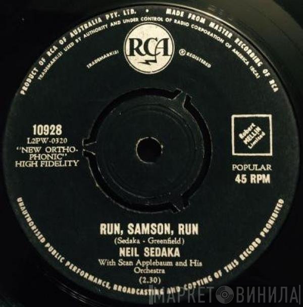 Neil Sedaka, Stan Applebaum And His Orchestra - You Mean Everything To Me / Run Samson Run