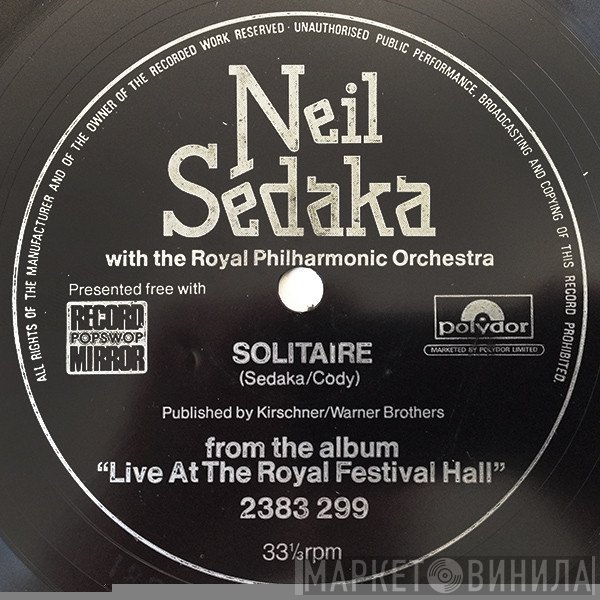 Neil Sedaka, The Royal Philharmonic Orchestra - Solitaire