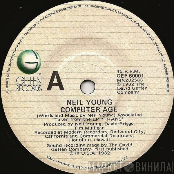 Neil Young  - Computer Age