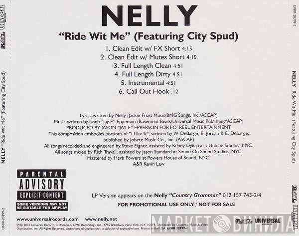 Nelly Featuring City Spud  - Ride Wit Me