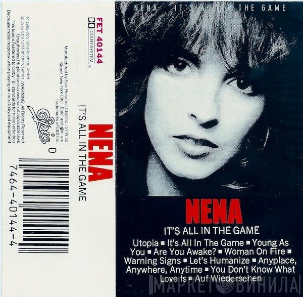 Nena  - It's All In The Game