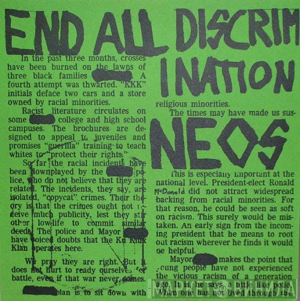 Neos   - End All Discrimination