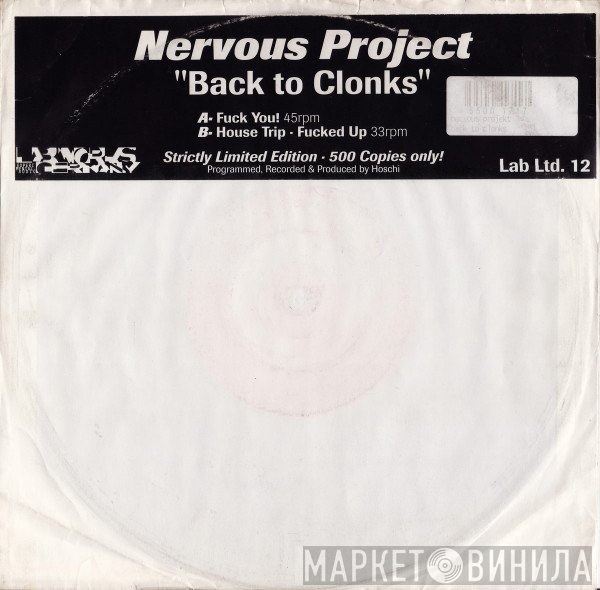 Nervous Project - Back To Clonks E.P