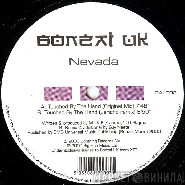 Nevada - Touched By The Hand