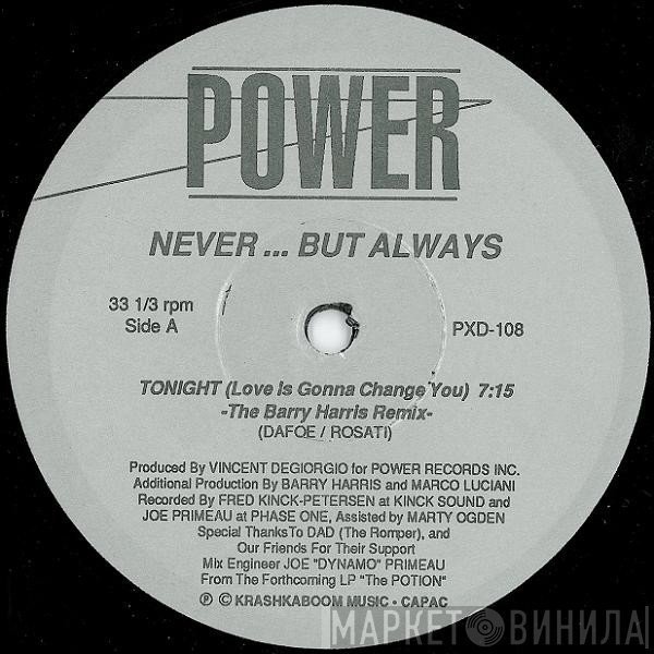 Never...But Always - Tonight (Love Is Gonna Change You)